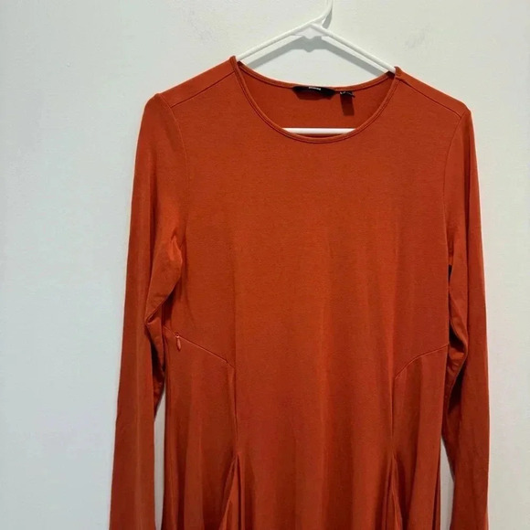 Betabrand Sweatshirt Travel Dress in Orange sz Xs - Picture 4 of 10